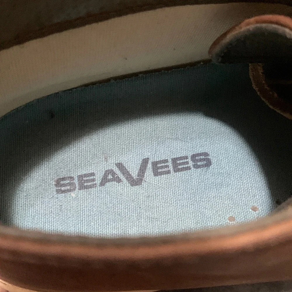 SeaVees Maslon Desert Boot Brown Rugged Oiled Leather Chukka Sneaker Mens 10.5